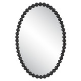 Uttermost Serna Black Oval Mirror