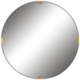 Uttermost Clip Modern Round Mirror