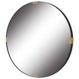 Uttermost Clip Modern Round Mirror