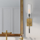 Uttermost Telesto 1 Light Brass Sconce