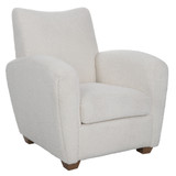 Uttermost Teddy White Shearling Accent Chair