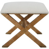 Uttermost St. Tropez Rattan Small Bench