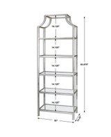 Uttermost Aurelie Silver Etagere