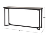 Uttermost Basuto Steel Console Table