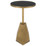 Uttermost Comet Geometric Bronze Accent Table