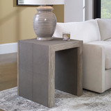 Uttermost Aerina Modern Gray End Table