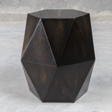 Uttermost Volker Black Geometric Accent Table