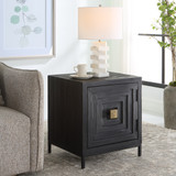 Uttermost Aiken Geometric Cabinet / End Table