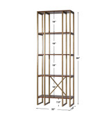 Uttermost Karishma Antique Gold Etagere