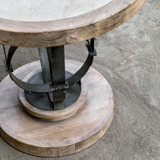 Uttermost Sydney Light Oak Side Table