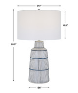 Uttermost Breton Nautical Stripe Table Lamp