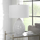 Uttermost Loop White Glaze Table Lamp