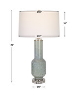 Uttermost Imperia Aqua Gray Table Lamp