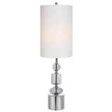 Uttermost Stratus Gray Glass Buffet Lamp