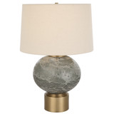 Uttermost Lunia Gray Glass Table Lamp