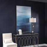 Uttermost Moonlit Sea Hand Painted Canvas