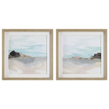 Uttermost Glacial Coast Framed Prints, Set/2