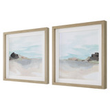 Uttermost Glacial Coast Framed Prints, Set/2
