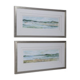 Uttermost Panoramic Seascape Framed Prints Set/2