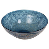 Uttermost Genovesa Aqua Glass Bowl