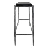 Uttermost Crescendo Black Concrete Console Table