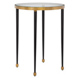 Uttermost Stiletto Antique Gold Side Table