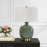 Uttermost Nataly Aged Green Table Lamp