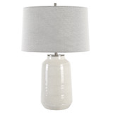 Uttermost Odawa White Farmhouse Table Lamp