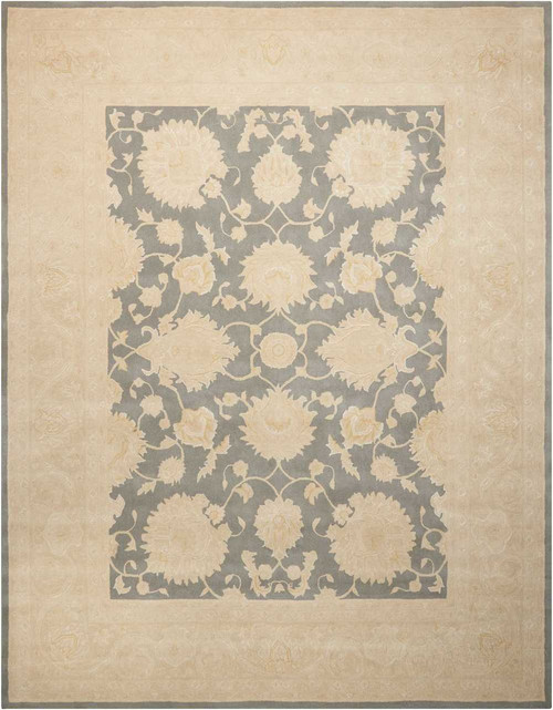 Kathy Ireland Royal Serenity "Hyde Park" Slate Area Rug by Nourison