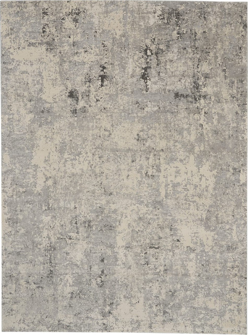 Nourison Rustic Textures RUS07 Gray/Beige