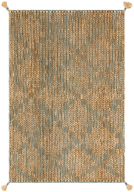 Loloi PLY-02 Aqua/Natural by Justina Blakeney