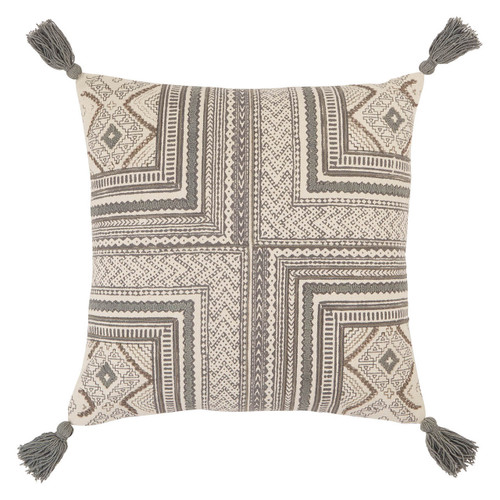 Vibe by Jaipur Living Amulet-Saskia AMU06 Gray Indoor Pillow