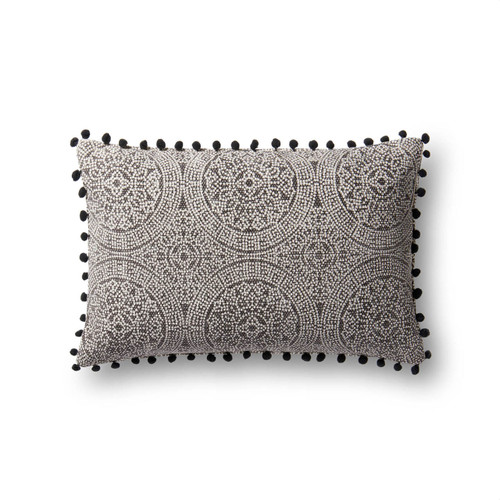 Magnolia Home P1021 Charcoal/Black Pillow by Joanna Gaines