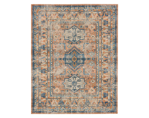 Karastan Zula Haykota Terracotta/Rust Blue R1178-922