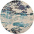 Nourison Celestial CES02 Ivory/Teal Blue