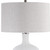 Uttermost Whiteout Mottled Glass Table Lamp