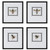 Uttermost Anthophila Framed Prints, S/4