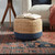 Jaipur Living Saba-Oliana SAA10 Blue Indoor Pouf