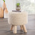 Jaipur Living Westport-Montana Stool WES01 Cream Indoor Pouf