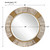 Uttermost Reuben Gold Round Mirror