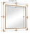 Uttermost Balkan Golden Square Mirror