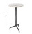 Uttermost Puritan White Marble Drink Table