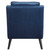 Uttermost O'Brien Blue Velvet Armchair