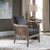 Uttermost Encore Dark Gray Armchair