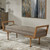 Uttermost Waylon Mid-Century Modern Bench