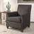 Uttermost Darick Charcoal Armchair