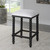 Uttermost Pryce Black Backless Counter Stool