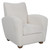 Uttermost Teddy White Shearling Accent Chair