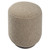 Uttermost Avila Latte Round Ottoman