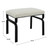 Uttermost Diverge White Shearling Small Bench